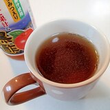 りんご黒酢とレモンのホット麦茶♪